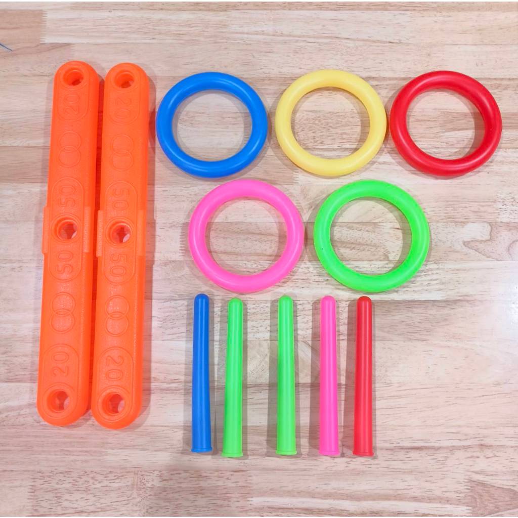 พร้อมส่งจากไทย  ของเล่นเสริมพัฒนาการ เกมโยนห่วง ฝึกกล้ามเนื้อ สายตา ราคา ถูกที่สุด ดีลบีเคเค แกลเลอรีภาพที่ 8