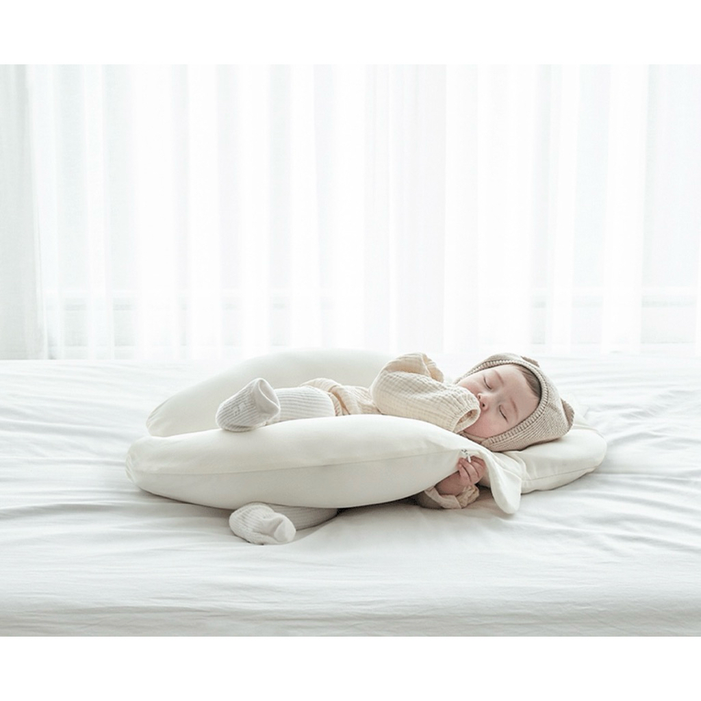 หมอนโอบกอด แบรนด์ Happy Tails ของเกาหลี มือสองสภาพดี หมอนข้างเด็ก ช่วยให้หลับง่าย คล้ายๆ ของ Eleva ท