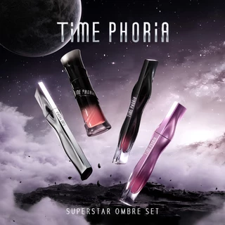 ลิปสติก 3 แท่งTimePhoria Stellar Dust Lip Stain|Nebula Velvet Lip Cream|Eternal Air Lip Matte|Jeff&Prim's Pick ลิป