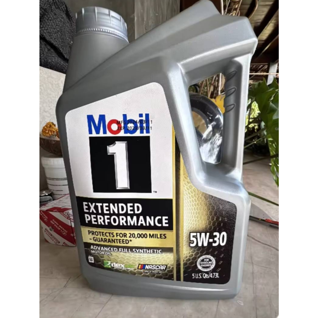 น้ำมันเครื่อง สังเคราะห์แท้100% Mobil 1 Extended Performance Full Synthetic Motor Oil 5W-30 เบนซิน