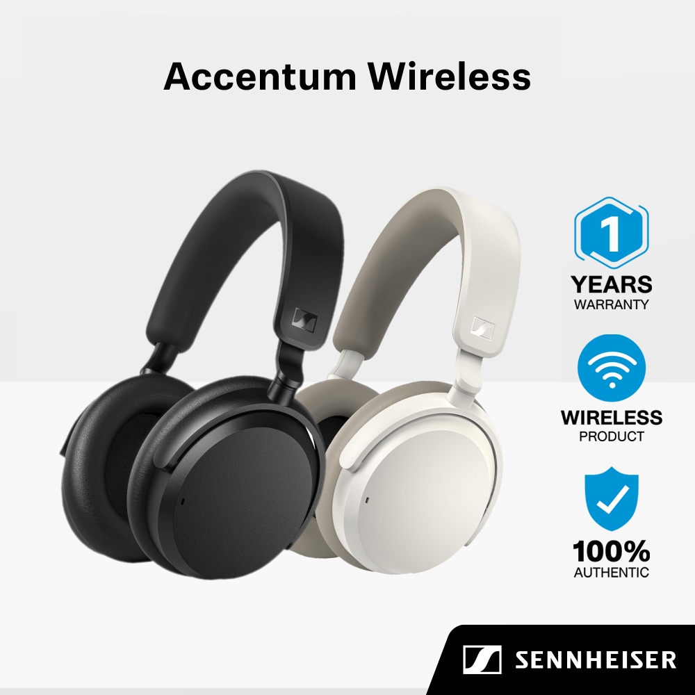 Sennheiser Accentum Wireless หูฟังไร้สายเสียงคุณภาพ รองรับ built-in 5 Band equalizer มาพร้อมไมค์โครโฟน 2 ตัว