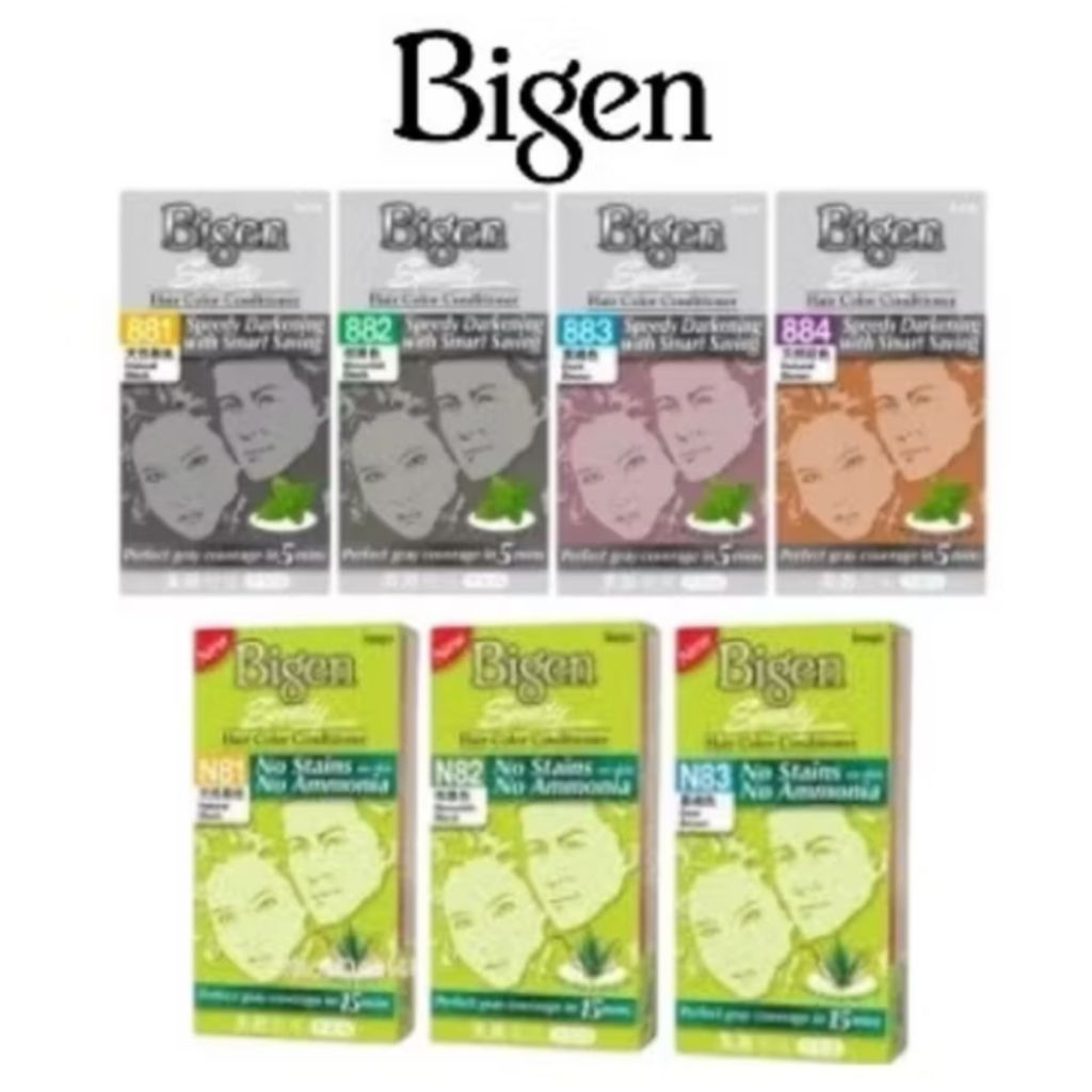 ครีม เปลี่ยน สี ผม บีเงิน สปีดี้ รุ่นเดิม และ ไม่มีแอมโมเนีย Bigen Speedy Hair Color Cream No Stains