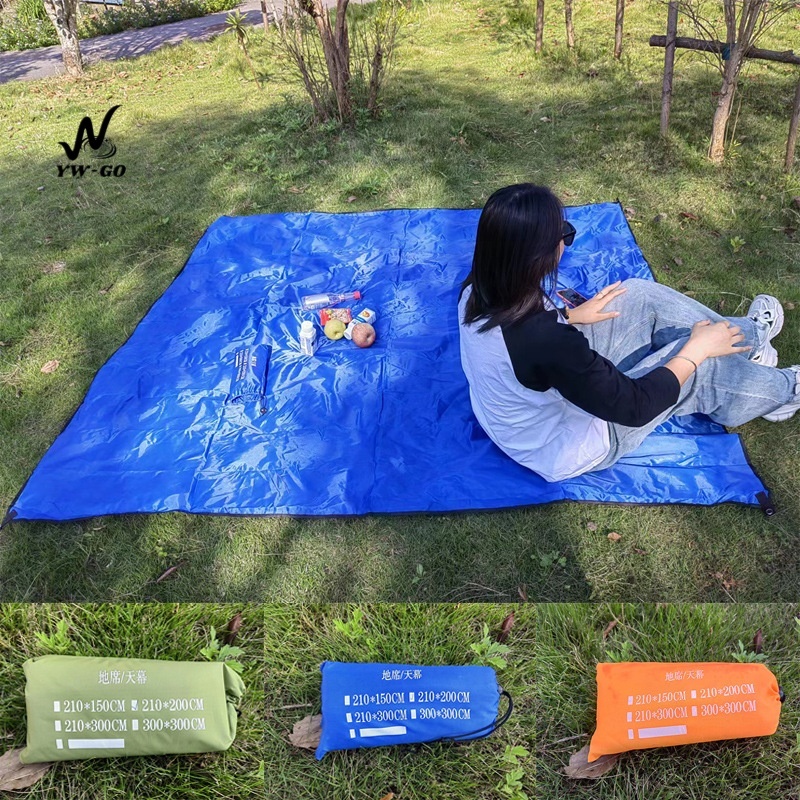 🔥สินค้าขายดี🔥 ZC CAMP กราวชีท ผ้ารองพื้น แผ่นปูรอง ground sheet มีถุงเก็บ แผ่นปูรองเต็นท์ ใช้สำหรับรองพื้น