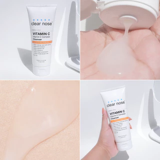 [โปรแรง]โฟมล้างหน้าเคลียร์โนสวิตามินซี สีส้ม Clear Nose Cleanser Vitamin C 150ml 1ชิ้น(CNW3)