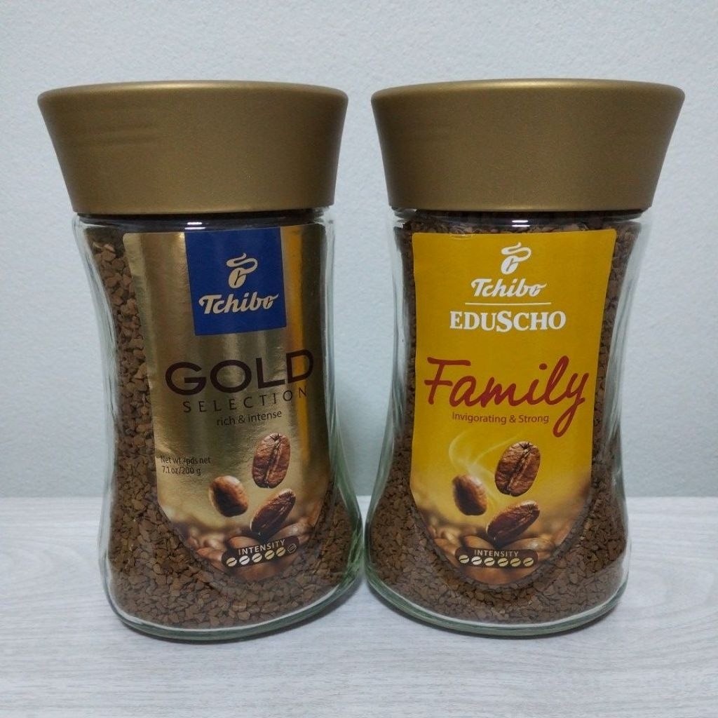 Tchibo ทชิโบ โกลด์ ซีเล็คชั่น & แฟมิลี่ กาแฟสำเร็จรูป ปริมาณ200กรัม