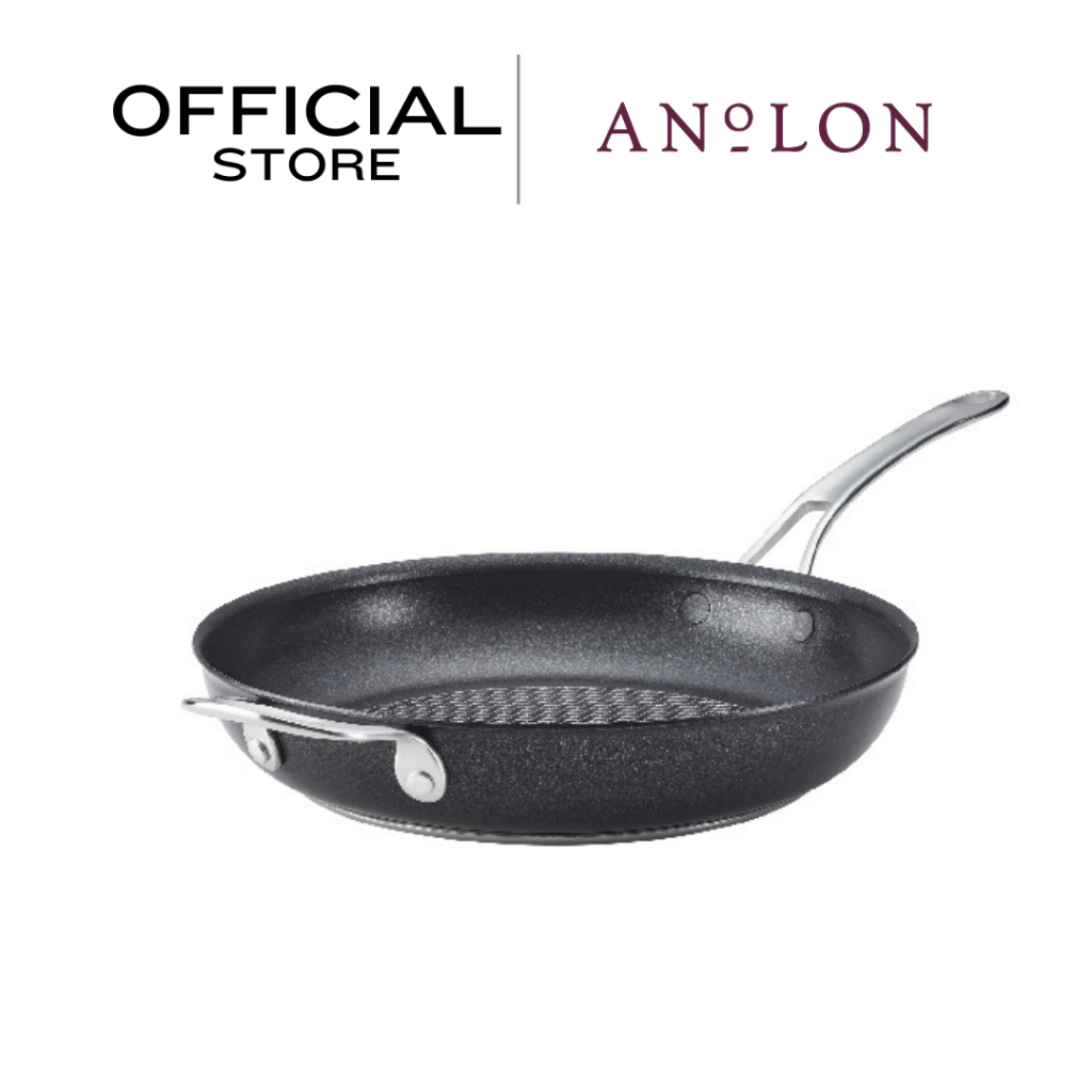 ANOLON X กระทะผัดอลูมิเนียม แถมฝา ขนาด 25 ซม. Stir Fry (14344-T)