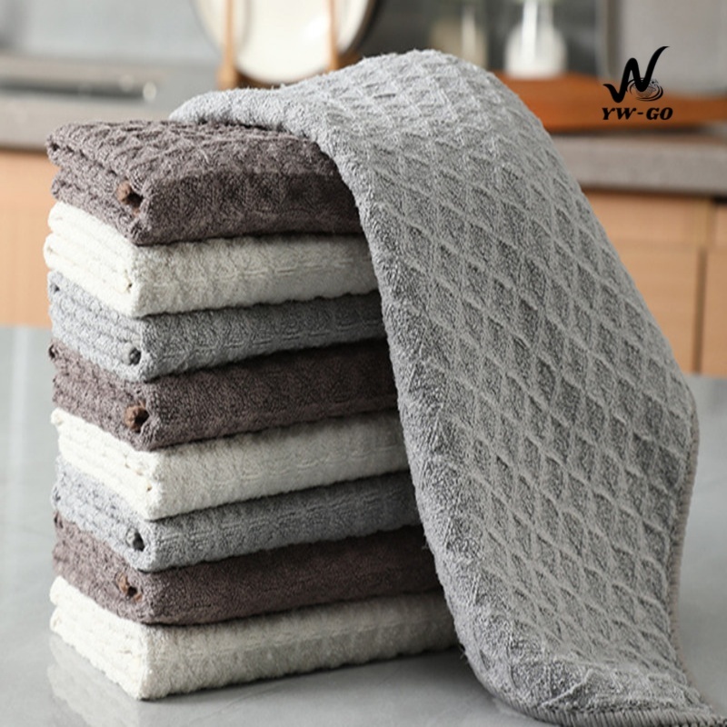 30*30cm ผ้าขนหนูบาริสต้า เคาน์เตอร์บาร์ ผ้าขนหนูห้องครัว Coffee Bar Towel ผ้าเช็ดอุปกรณ์กาแฟ CF17