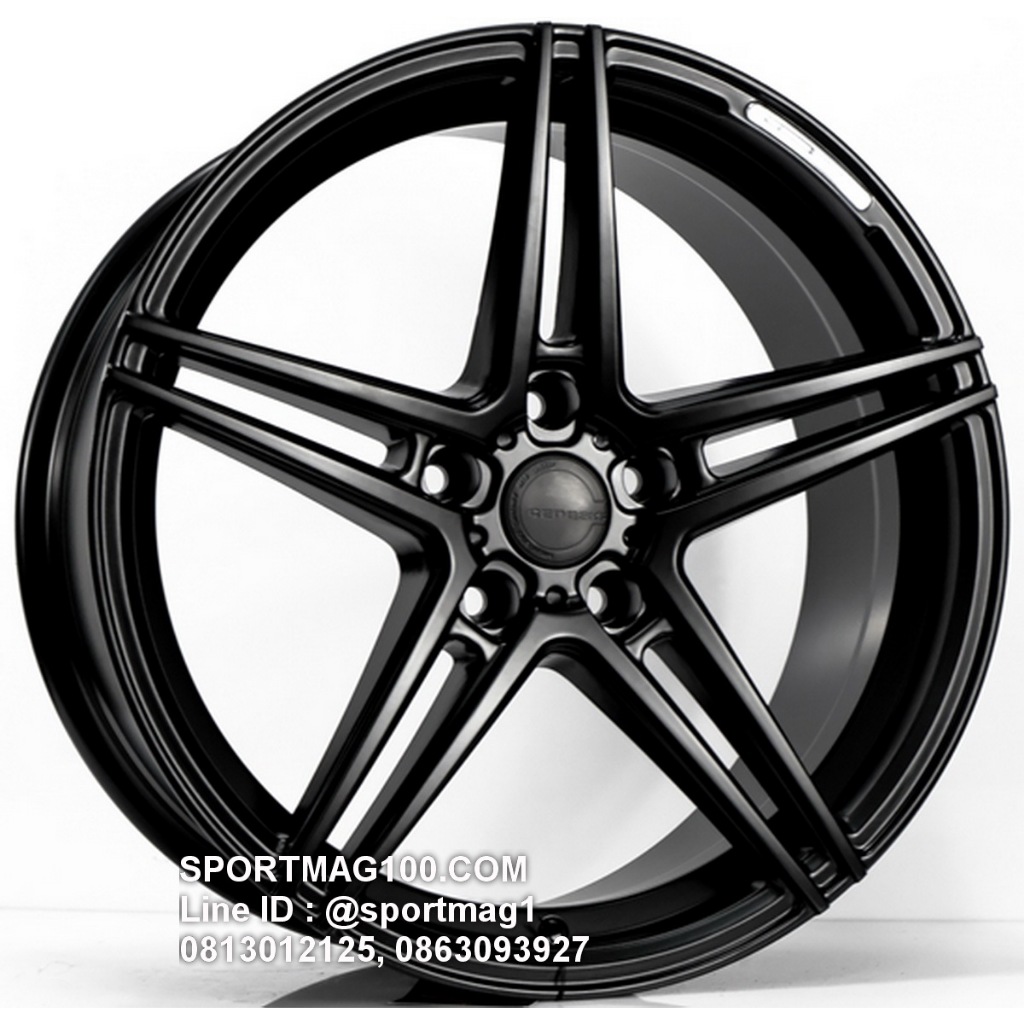 ล้อแม็กซ์ SSW GS802 CV5 ขอบ18นิ้ว 5รู114.3 สีดำด้าน กว้าง8นิ้ว Offset40 [22371]