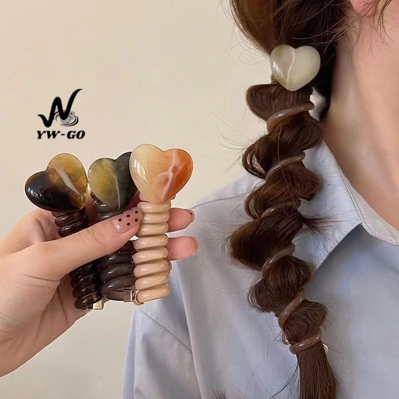 ยืดหยุ่น กุทัณฑ์ เกลียวผมแหวน ที่คาดผมสําหรับผู้หญิง สายศัพท์ผมหางม้า ฟองหางม้าถักสิ่งประดิษฐ์ G3262