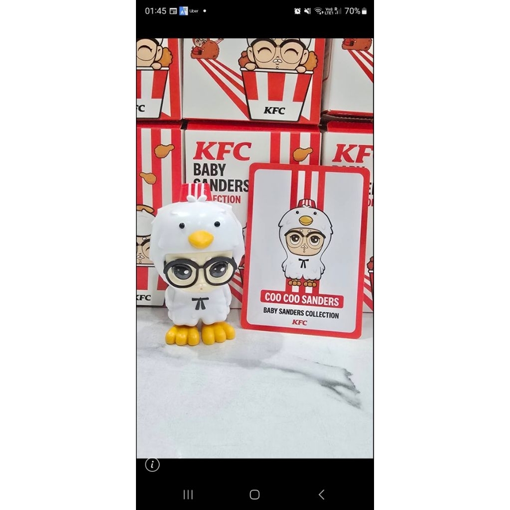 กล่องสุ่ม กล่องจุ่ม KFC baby sanders Coo Coo sanders