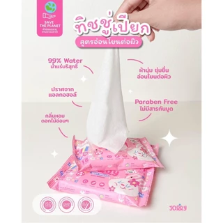 สเปรย์แอลกอฮอล์ 75% กลิ่น Sweet Blossoms ขนาดพกพา 60ml ฟู้ดเกรด (สุ่มสีสายห้อย)