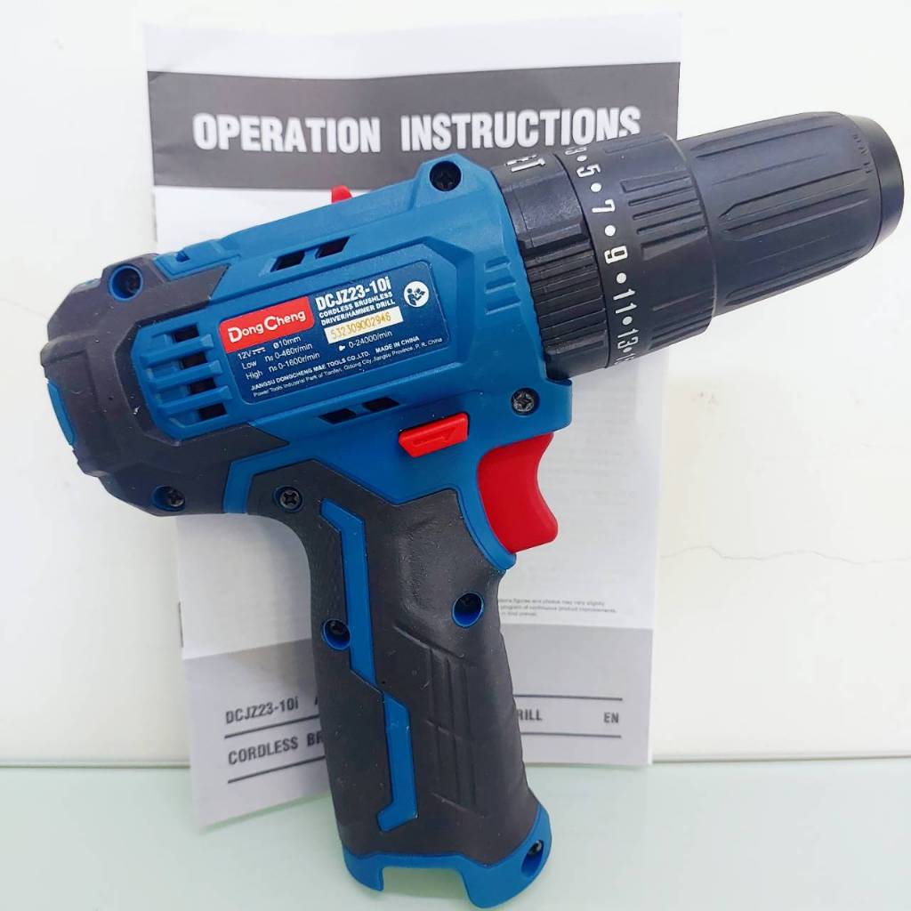 Dongcheng (DCดีจริง) DCJZ23-10I ( ตัวเปล่า ) (TYPE Z) สว่านไขควงกระแทกไร้สาย 12V