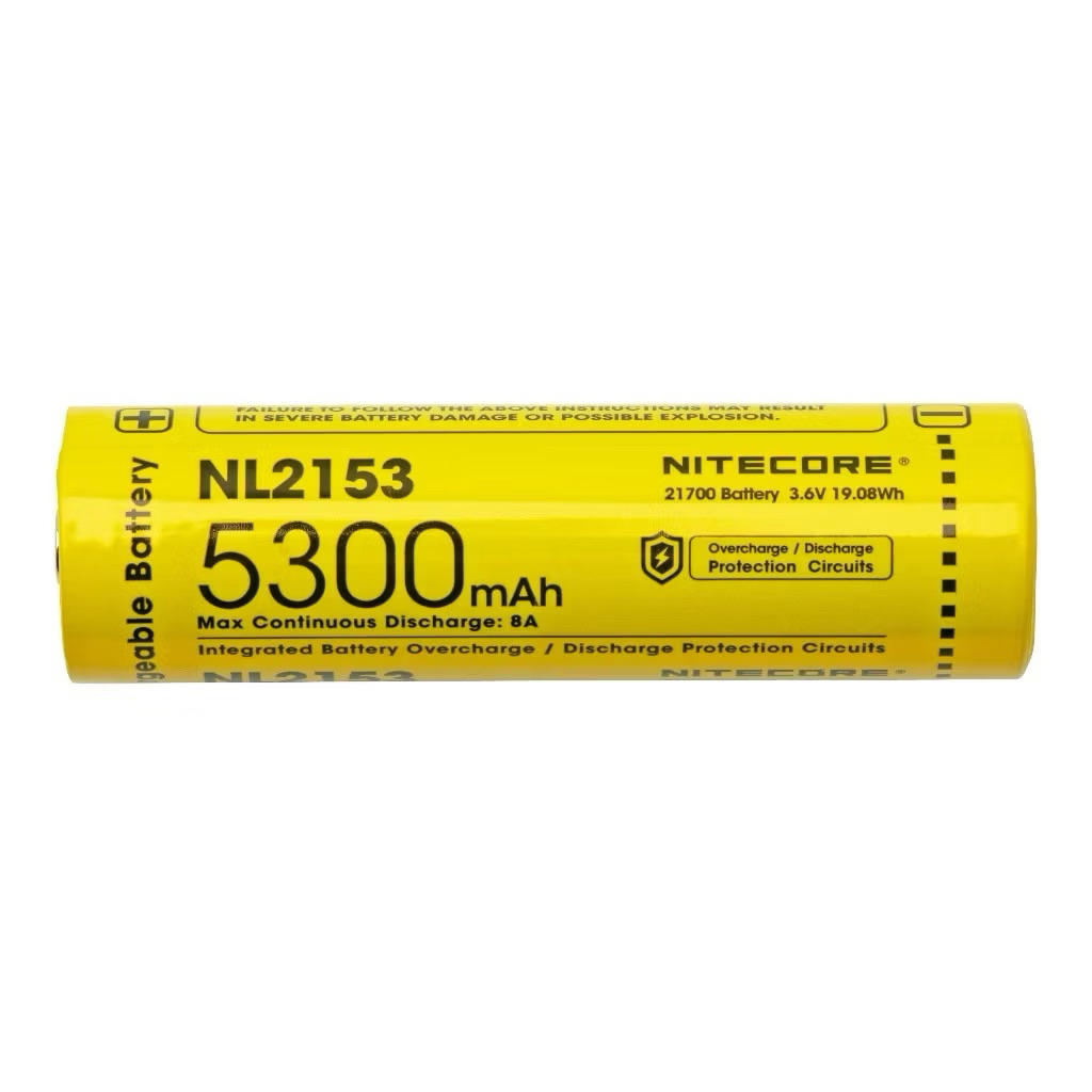 Nitecore ถ่านชาร์จ NL2153 5300mAh 3.7V (battery 21700) ของแท้