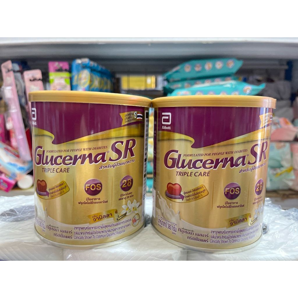 Glucerna SR กลูเซอนา เอสอาร์ ธัญพืช และ วานิลลา แพ็คคู่