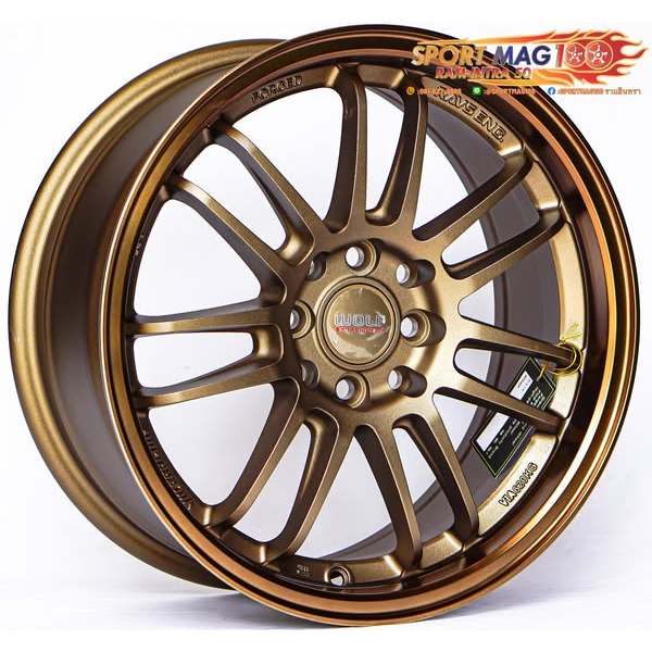 ล้อแม็ก RE30 4รู100 ทองแดง ขอบ16นิ้ว(ราคา 4วง)