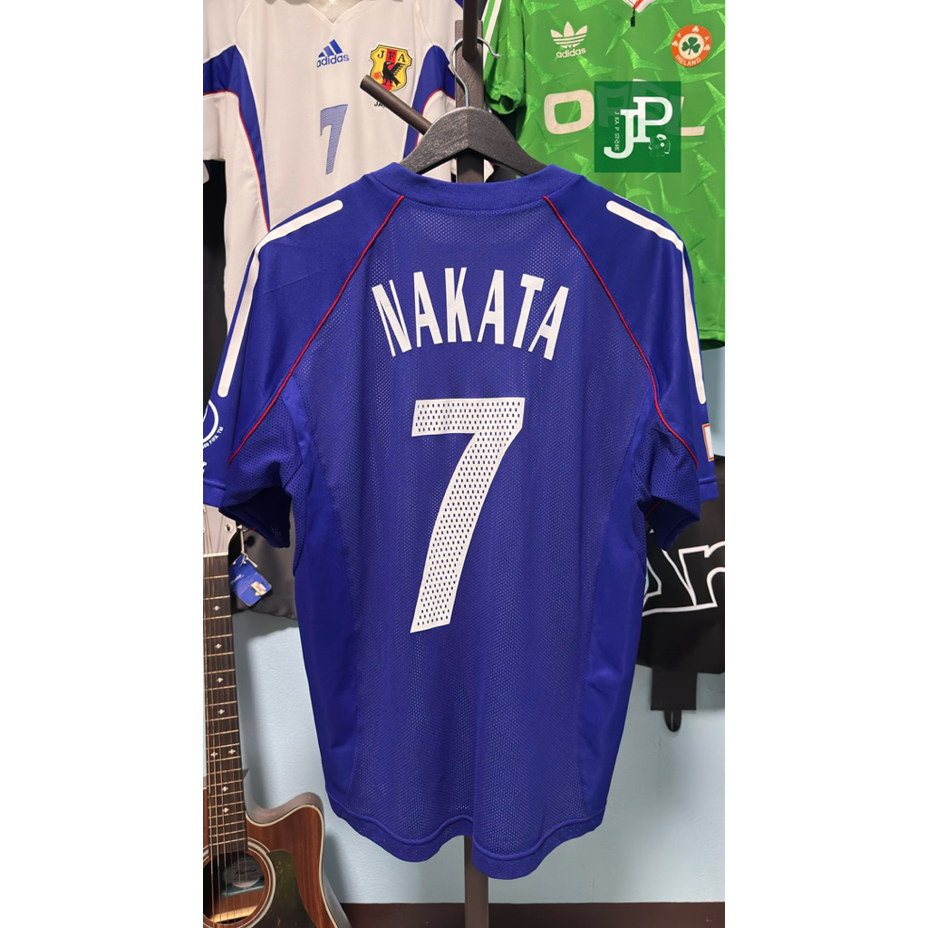เสื้อทีมชาติญี่ปุ่น JAPAN 2002 (Home) เกรด player ชื่อเบอร์ NAKATA #7 เสื้อแท้ 💯(มือ 2)