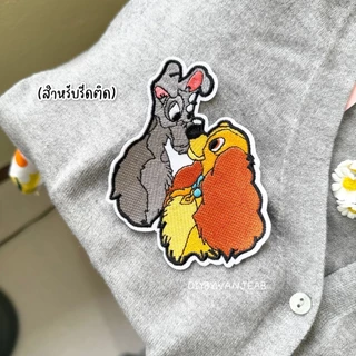 DIY ตัวรีดติดเสื้อผ้า กระเป๋า รองเท้า รีดกับวัสดุที่เป็นผ้าได้หลากชนิดหรือนำไปเย็บ ปะเสื้อผ้า งานปักผ้า หมา