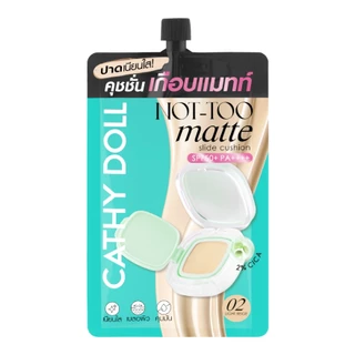 Cathy Doll นอตทูแมทท์สไลด์คุชชั่น เอสพีเอฟ50+ พีเอ++++ 6g #02 LIGHT BEIGE