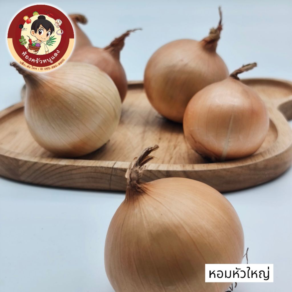หอมหัวใหญ่สดใหม่จากไร่