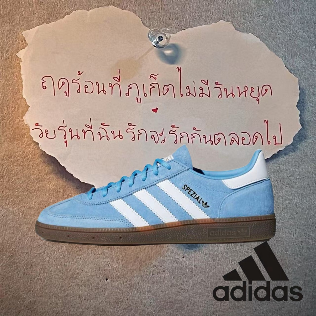 （ของแท้ 100 %）adidas originals gazelle Samba spezial OG BD7632 สีน้ำเงิน