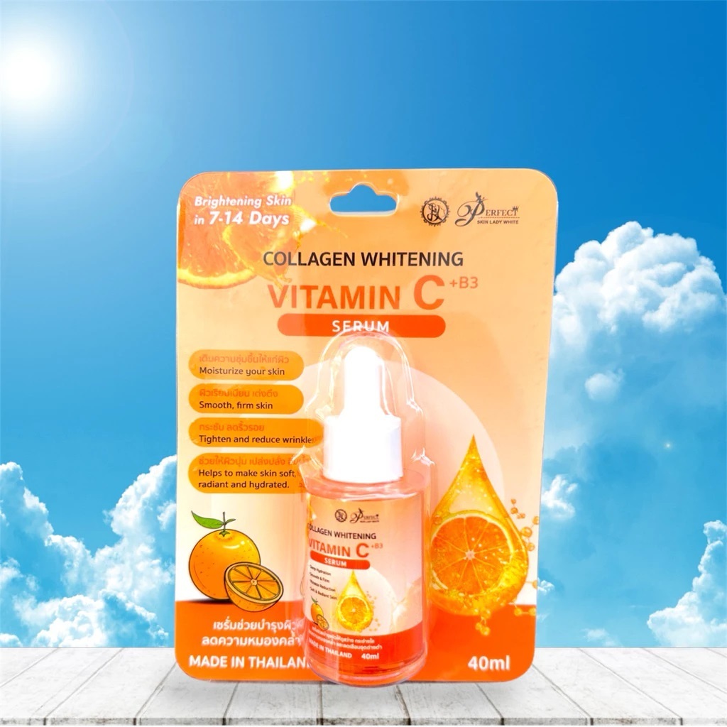 เซรั่ม วิตามินซี Collagen Whitening Vitamin C +B3 Serum ขนาด 40ml