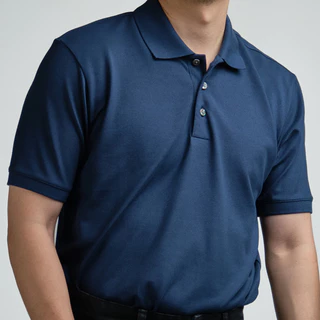 era-won เสื้อโปโลแขนสั้น ทรงสลิม Polo Shirt สี Dark Navy