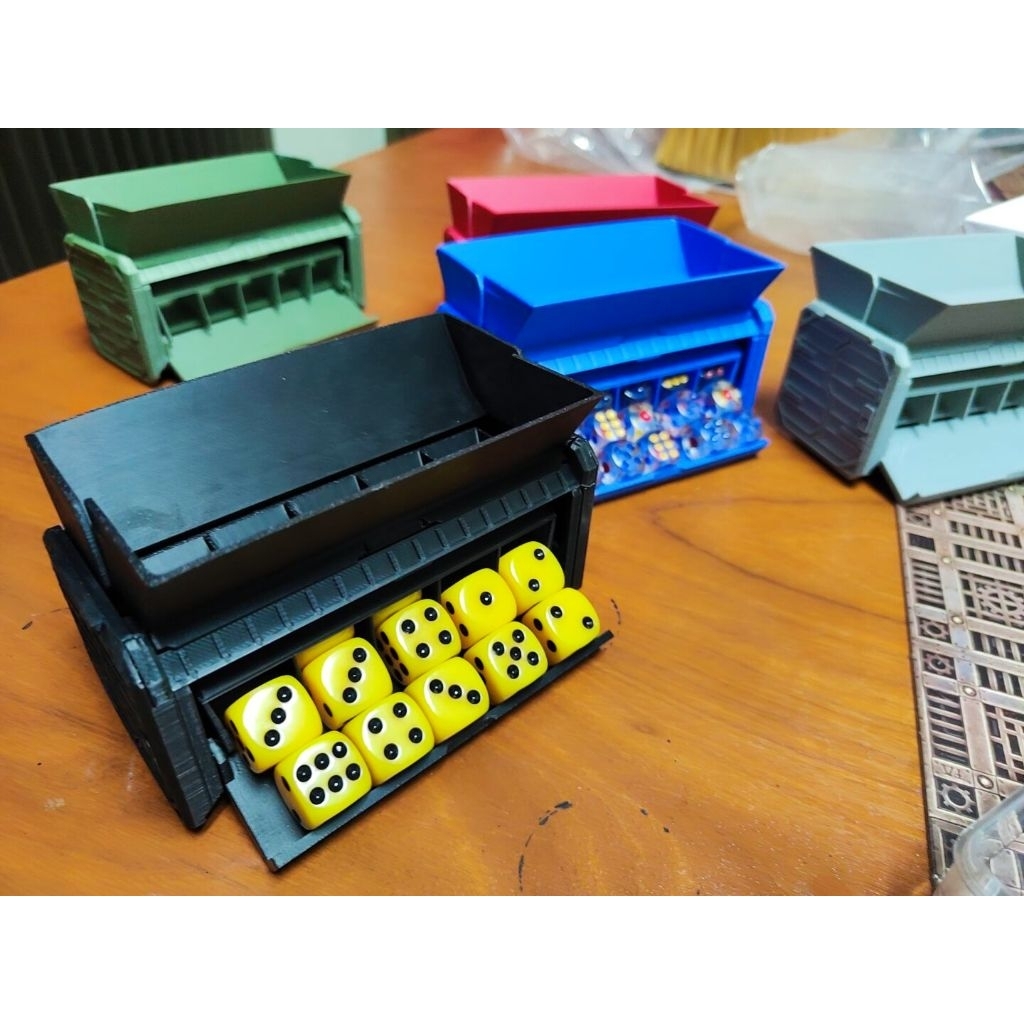 Rapid Fire Dicebox Quick Dice sorter กล่องช่วยนับลูกเต๋า เรียงเต๋าให้สะดวกหยิบ ขนาดลูกเต๋า 16 มม.