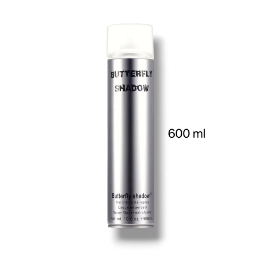 Butterfly Shadow Hard Hold Hairspray 600 ml สเปรย์กาวเซ็ทผม