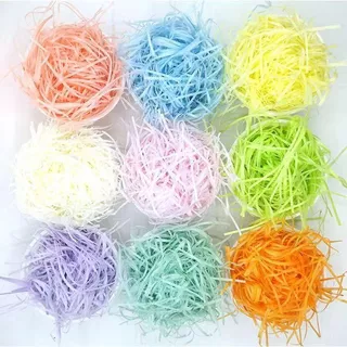 100g กระดาษฝอย กระดาษกันกระเแทก ขนาด 100 กรัม / กันกระแทรก นุ่มฟู ไม่บาดมือ กระดาษฝอยสี ส่งไว