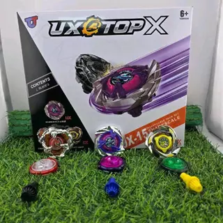 เบย์เบลดXรวมพลเบย์เบลดสายโจมตีพร้อมส่งในไทย UX15 เซทเบย์เบลด3ชิ้นพร้อมที่ชูด ฉลามร่างอัพเรด SharKscale ไทไดโนโลเฮวเดรท