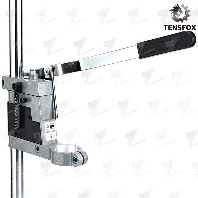 Tensfox แท่นเจาะ ก้านสแตนเลส แท่นจับสว่านปรับระดับได้ ช่างไม้ ปรับความสูงได้ ทั้งไม้ เหล็ก โลหะ - รูปที่ 2