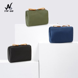 กระเป๋าเครื่องสําอาง การออกแบบซิปคู่ แบบพกพา สําหรับผู้หญิง …