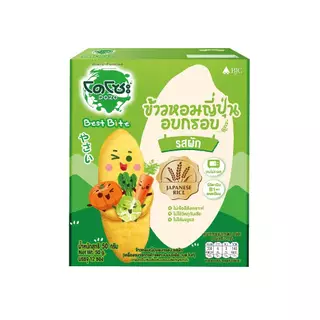 [ยกลัง]โดโซะ เบสท์ไบท์ รสผัก 50 ก. [ยกลัง]Dozo Best Bite Vegetable 50g. ขนมเด็ก