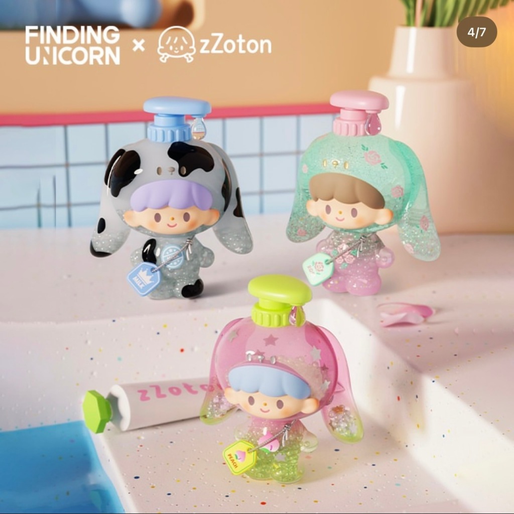 [จุ่ม/พร้อมส่งในไทย]☔zZoton Bubble Bath Baby Figure Series