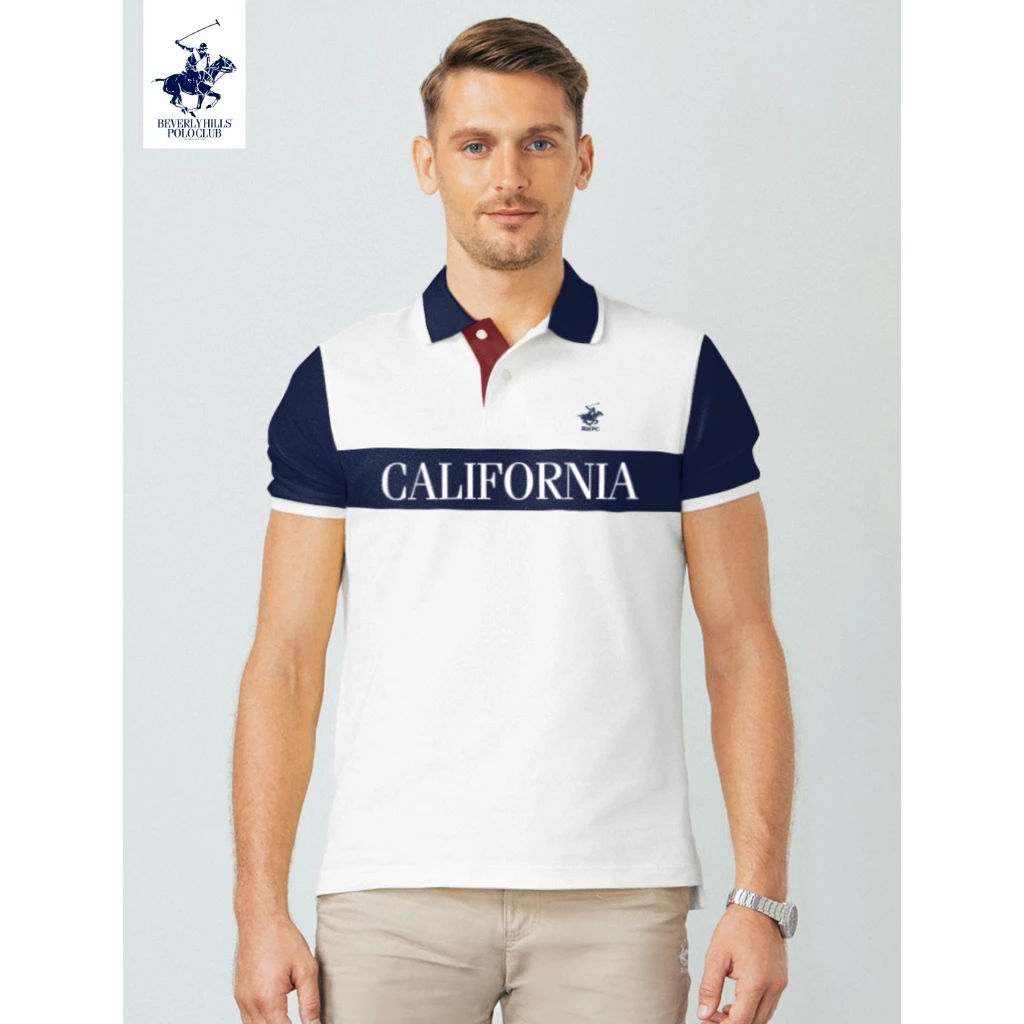 BEVERLY HILLS POLO CLUB เสื้อโปโลแขนสั้นผู้ชาย รุ่น BN21418