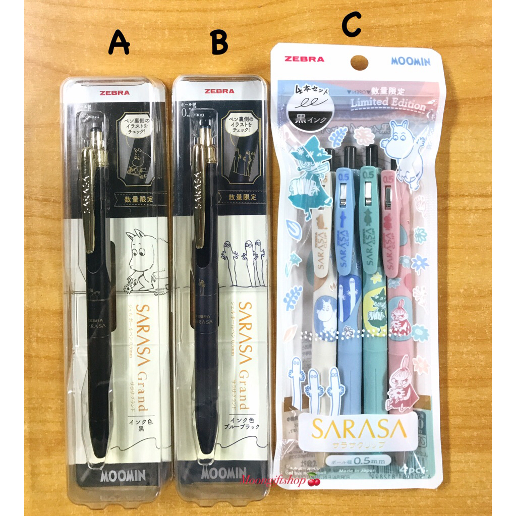 ปากกา Sarasa Grand, Sarasa Clip set Moomin