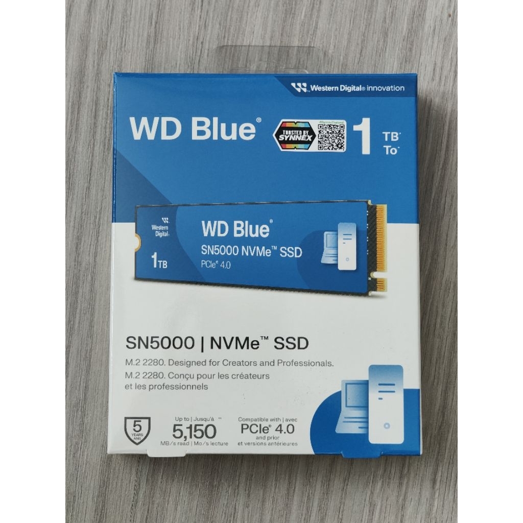 WD Blue SN5000 SSD 1TB (มือ1, ประกัน5ปี)