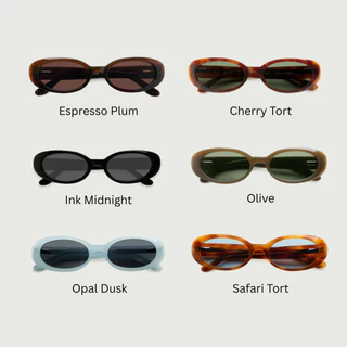 Sunnies Studios Devon (แว่นกันแดดแฟชั่นทรงกลม สำหรับยูนิเซ็กส์)