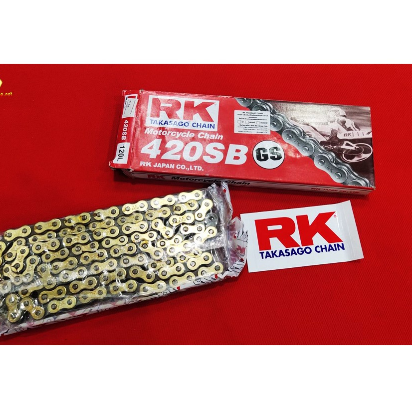 โซ่ทอง RK แท้ GS420 120 ข้อ**