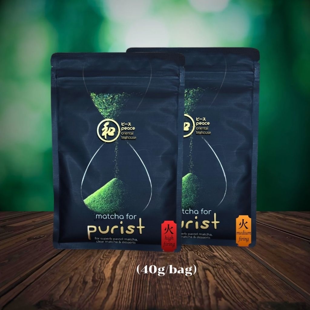 พร้อมส่ง Peace matcha Purist ผงมัทฉะเกรดพิธีการไม่ผสมน้ำตาล