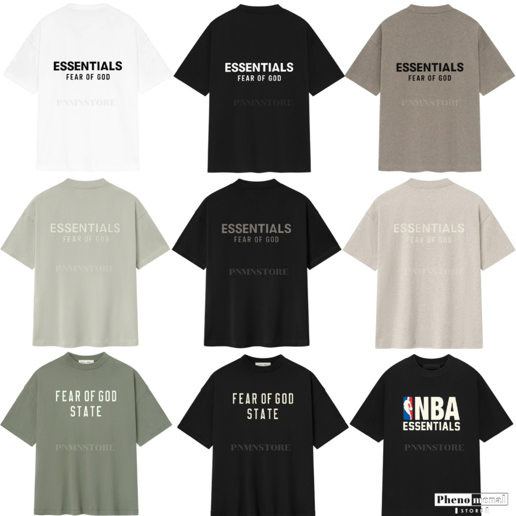 [ของแท้ พร้อมส่ง] เสื้อยืด FOG ESSENTIALS 2025 2026 NBA รุ่นใหม่ล่าสุด