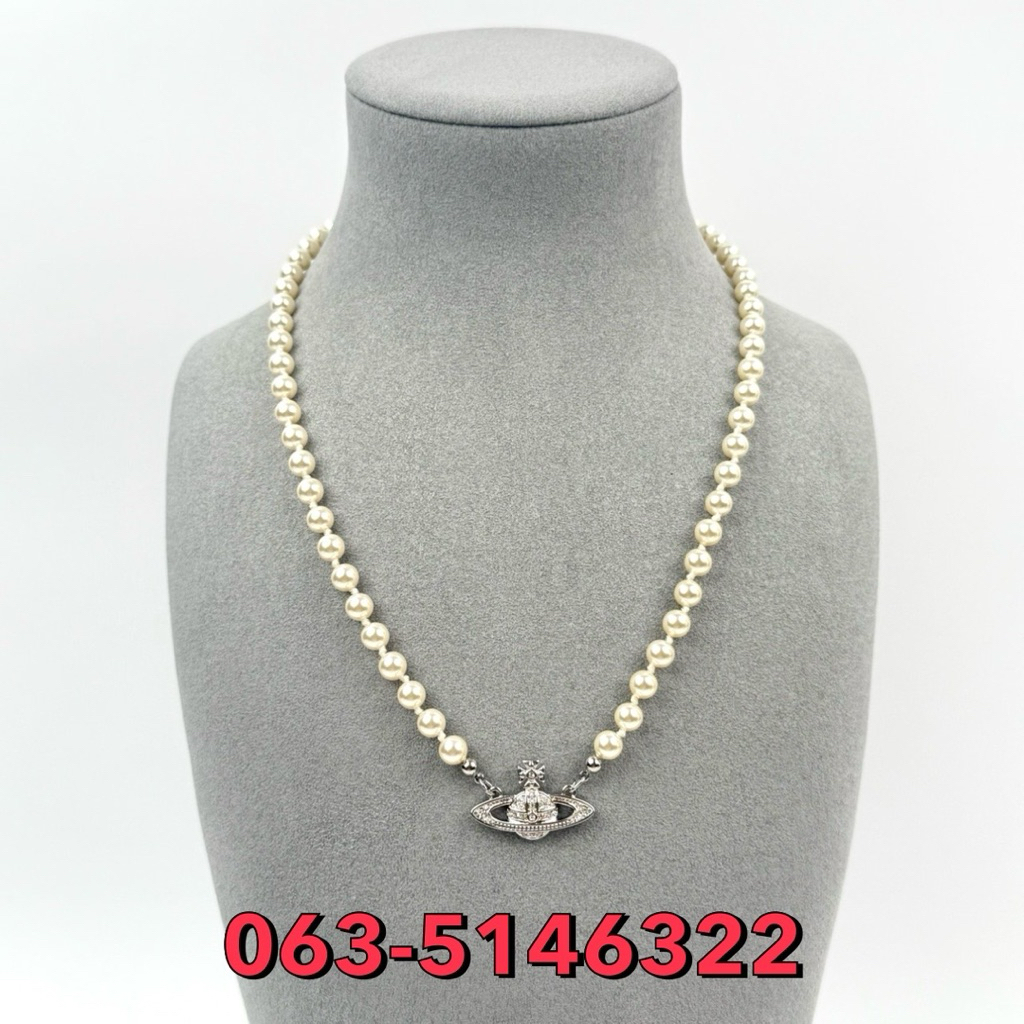 สร้อย VIVIENNE WESTWOOD รุ่น 63010100-P104 สี Silver ของแท้ 100%