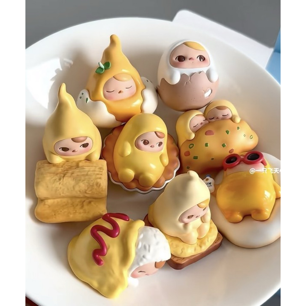 Pucky Egg Beanie “Scrambled egg toast” 🍳 [มือสอง แกะกล่อง]