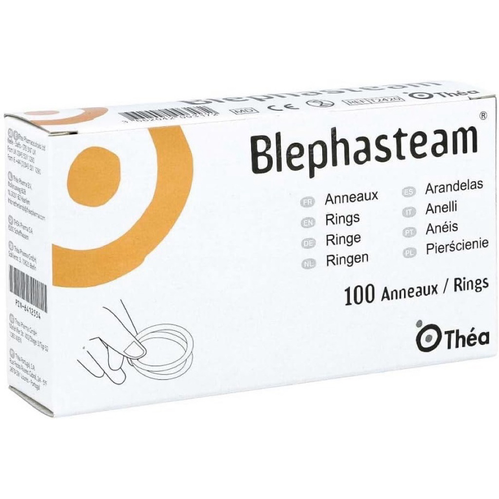 วงแหวนสำหรับใช้กับแว่นประคบตา Blephasteam ring 1 กล่อง (100 ชิ้น)