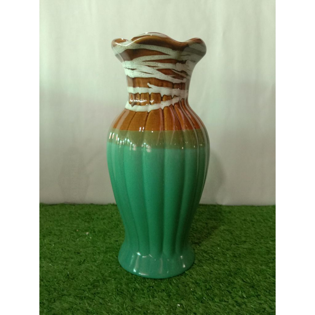 แจกันเซรามิก8นิ้ว แจกันจัดดอกไม้ (แพ็คคู่) - รูปที่ 2