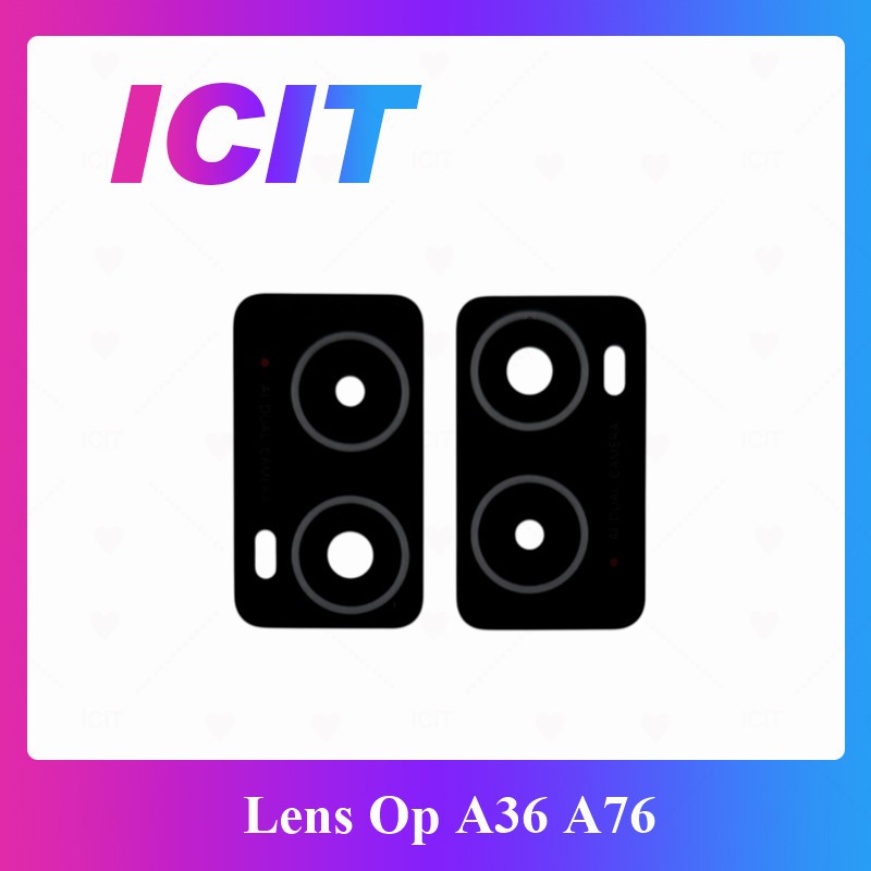 OP A36 OP A76 อะไหล่เลนกล้อง กระจกเลนส์กล้อง กระจกกล้องหลัง Camera Lens (ได้1ชิ้นค่ะ) สินค้าพร้อมส่ง