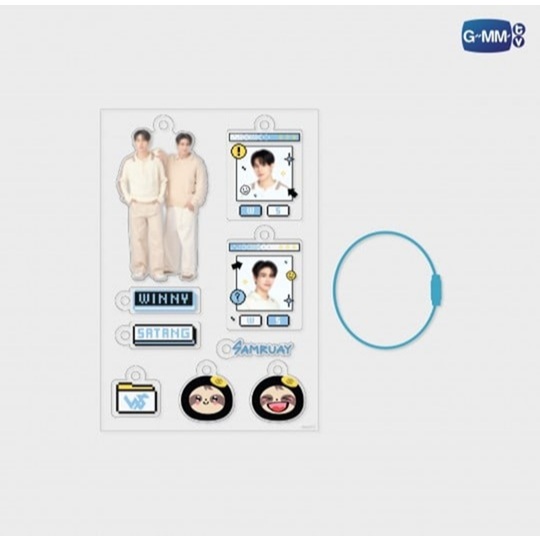 WINNYSATANG CUSTOMIZABLE ACRYLIC KEYCHAIN #Winny #Satang #Samreuy (พร้อมส่ง)