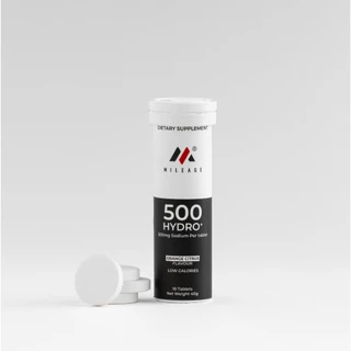 500HYDRO+ Mileage Ultra electrolyte tablets เกลือแร่เม็ดฟู่ สำหรับเล่นกีฬา