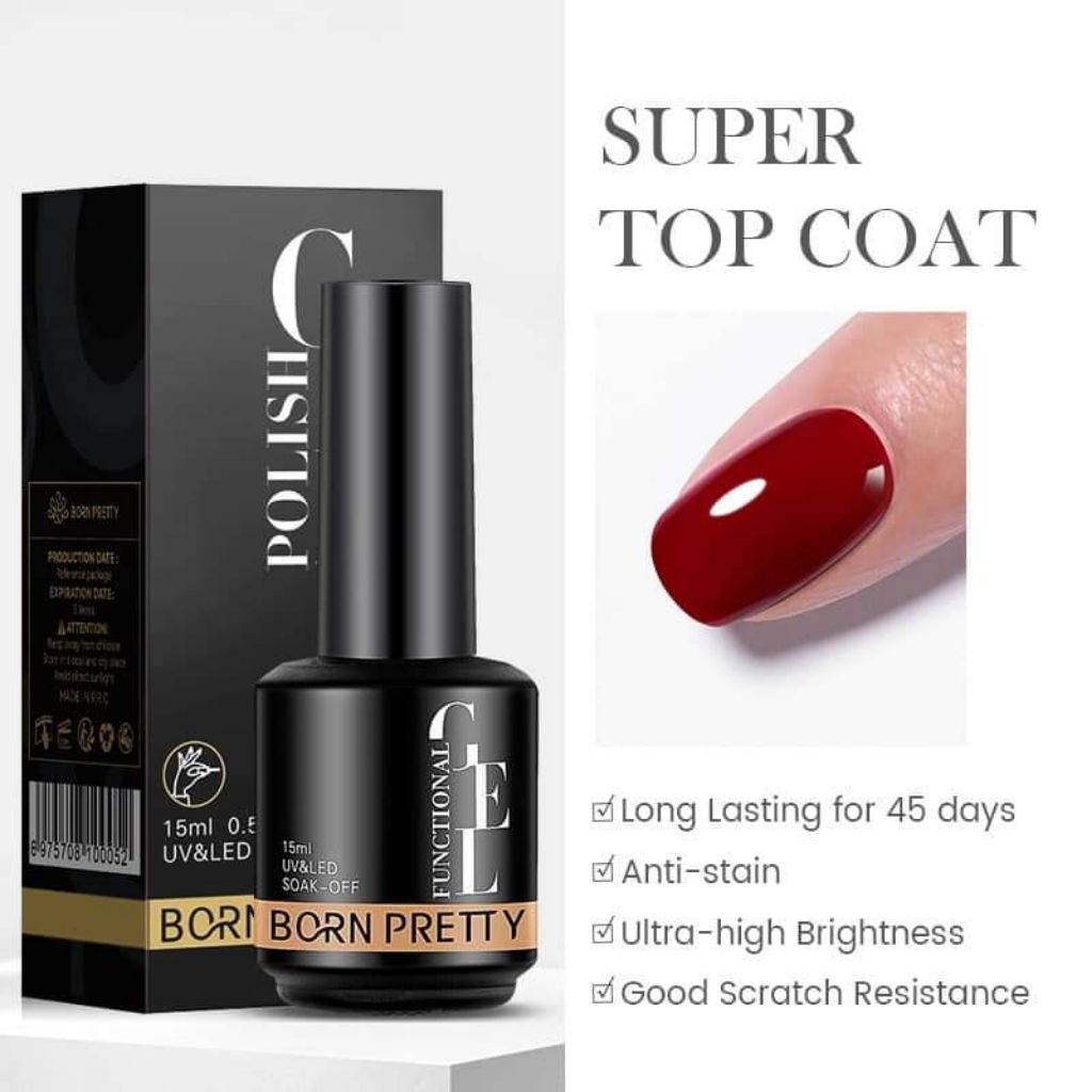 Super Top Coat Born pretty ท็อปเงาพิเศษ