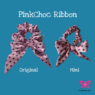 [พร้อมส่ง] I Cream Scrunchies Polkadot (หนังยางรัดผมลายจุด) - UPBEEP's handmade ทุกชิ้น